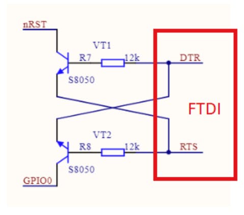 auto reset circuit nodemcu